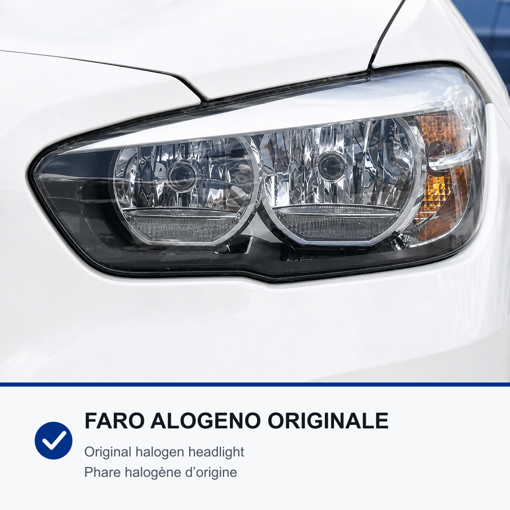 Original halogen headlight for BMW 1 Series F20/F21 LCI 2015–2019 for compatibility check