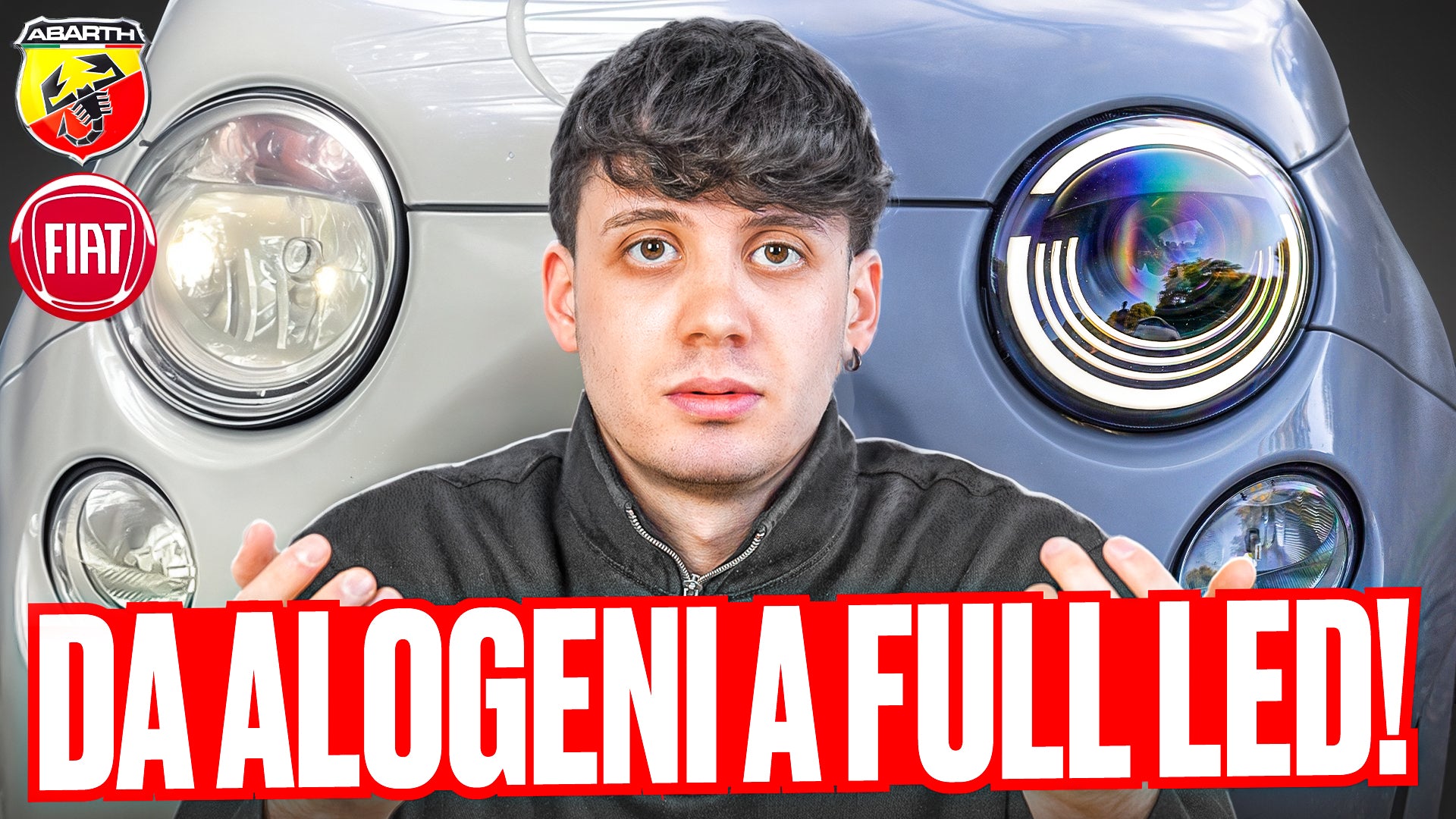 Full LED Headlights Abarth & Fiat 500 (2012–2019) – USA/Canada Version
