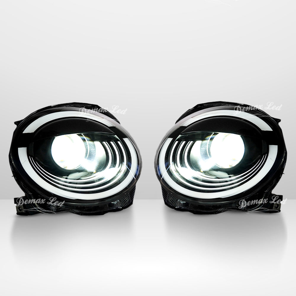 Full LED Headlights Abarth & Fiat 500 (2008–2025) – stylish upgrade with DRL rings and enhanced visibility
Phares avant Full LED pour Abarth et Fiat 500 (2008–2025) – mise à niveau élégante avec anneaux DRL et meilleure visibilité
