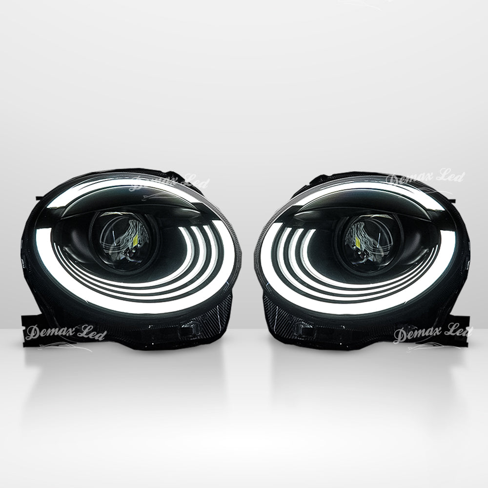 Full LED Headlights Abarth & Fiat 500 (2012–2019) – USA/Canada Version